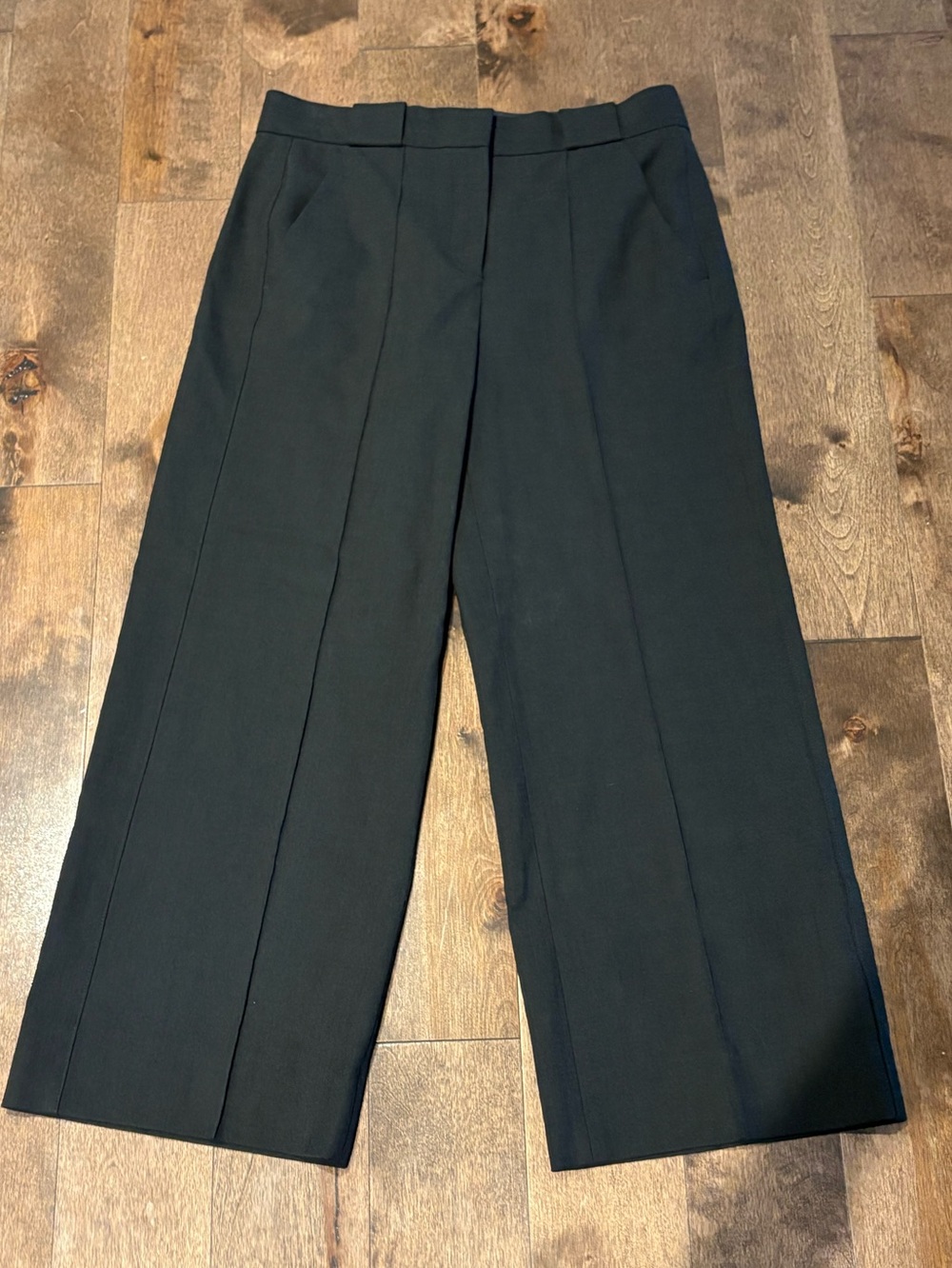 ME+EM Black Tailored Trousers with Hook Closure